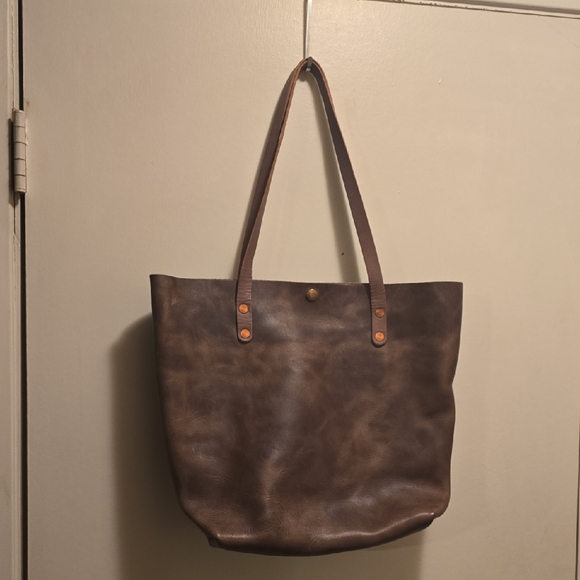 Kmm & Co. Handbags - Brown Leather KMM & Co. Tote Bag